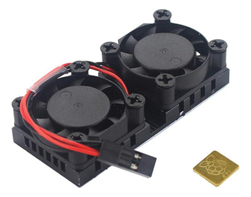 Dissipador De Calor Com Ventilador Com Térmica Para Pi 0