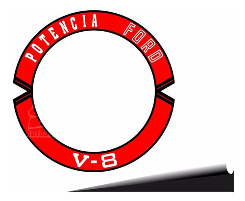 Calco Filtro De Aire V8 Ford 0