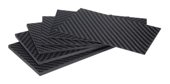 1pc Fibra De Carbono Folha Placa Painel Placa 75x125x1,5mm 0