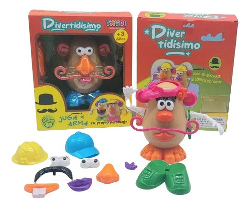 Set Para Armar Tu Propio Personaje Cara Divertidisima Faydi 1