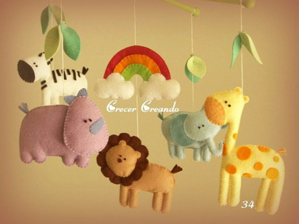 Moviles  Niños, Bebes, Infantiles.dormitorio Crecer Creando 1