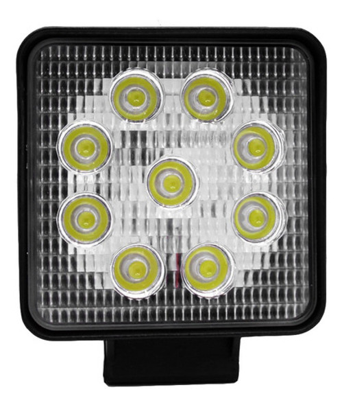 Faro Caminero Auxiliar Led Rectangular 9led 107mm 12/24v 0