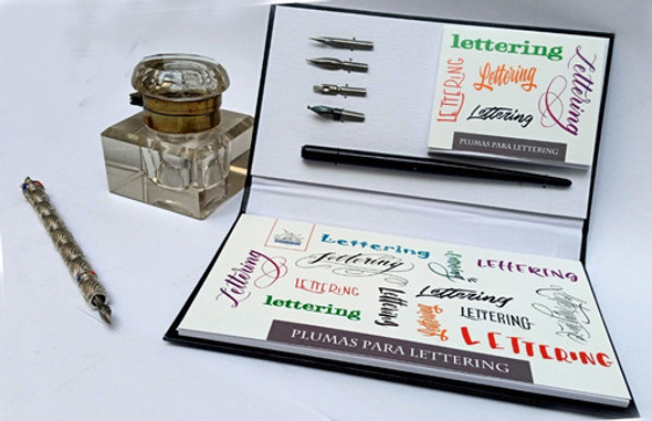 Set 4 Plumas Antiguas Para Lettering O Dibujo De Letras. 1 Set 4 Plumas Antiguas Para Lettering O Dibujo De Letras. 1