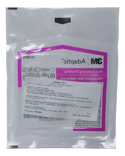 Adaptic 7,6 X 7,6cm Curativo Malha Não Aderente Kit 20un 1
