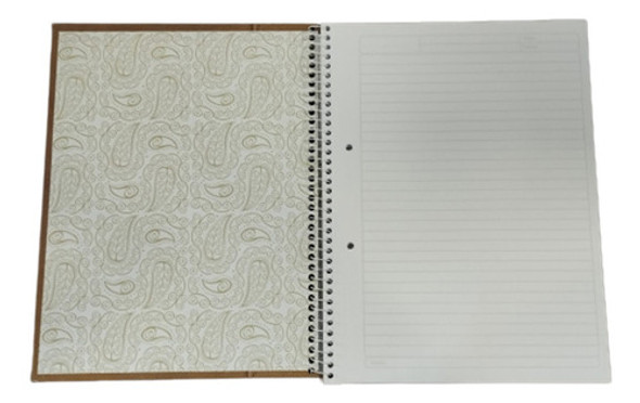 Cuaderno Asamblea A4 80 Hojas Tapa Dura C/ Espiral Vip Cuero 1