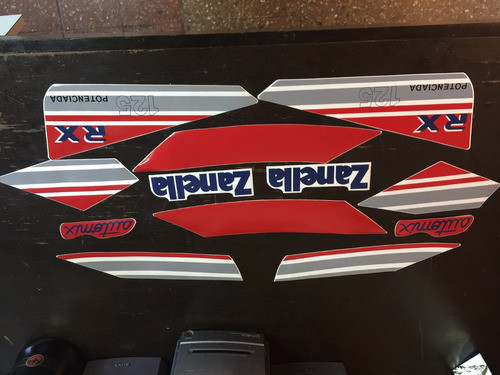 Kit Calcos Zanella Rx 125 Rojo 0