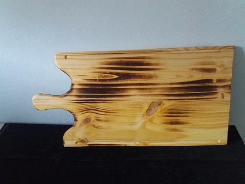 Tabla De Cocina ,asado, Bandeja De Madera 30 Cm X 60 Cm X 10 1