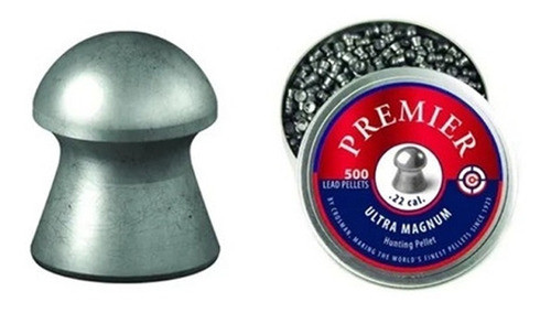 Balines Crosman Cal. 5,5 Domed Ultra Magnum 500u Usa 14,3gr 0