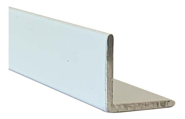 Perfil De Aluminio Angulo 19x19  Mm Blanco - 6 Metros 0