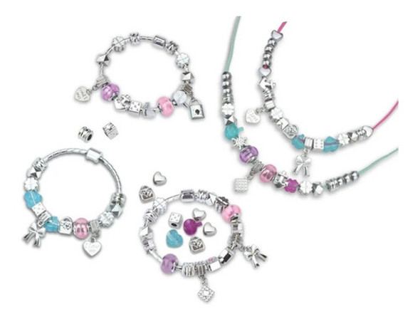 Set Pulseras Y Collares Metálicas Fibro 1