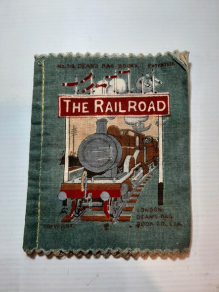 Antiguo Libro Tela El Ferrocarril Inglés Ro 1651 0