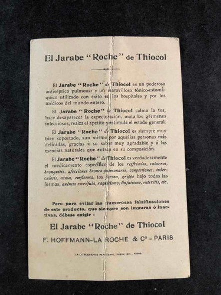 Antigua Tarjeta De Polo Publicitaria De Farmacia. 54057 1 Antigua Tarjeta De Polo Publicitaria De Farmacia. 54057 1