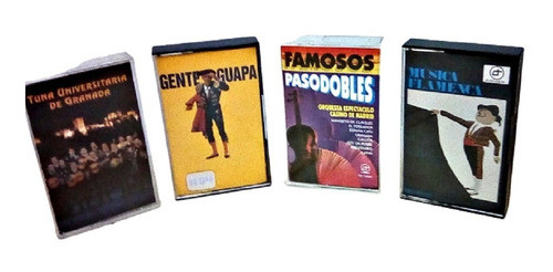 Lote De 4 Cassetes De Música Española Variada 0