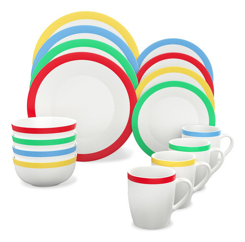 Porcelana Blanca Cocina Serving Bowl Set Microondas Caja 0