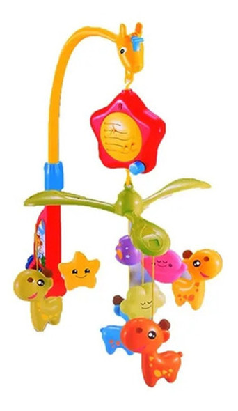Cunero Jirafa Musical Bebe Con Movimiento Duende Azul Full 1