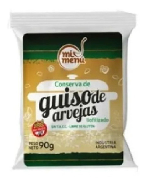 Comida Liofilizada Montaña Mi Menu  Guiso De Arvejas 0 Comida Liofilizada Montaña Mi Menu  Guiso De Arvejas 0