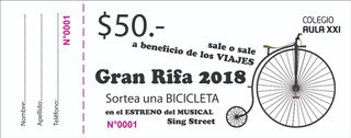 Bonos Colaboración, Rifas 1000 Unidades $980 1