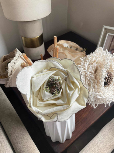 Flores Decorativas En Tela . Somos Hojitas By Ro 0