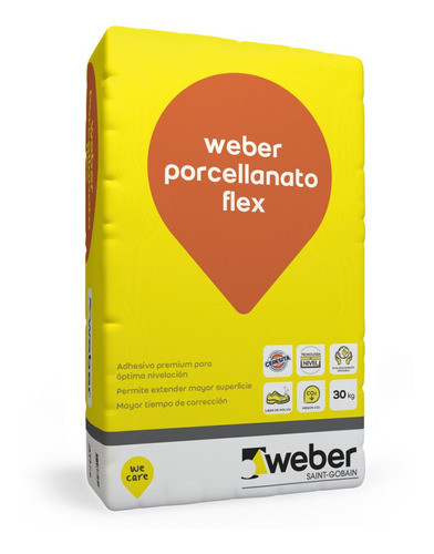Weber Porcellanato Flex 30 Kg Gris 0