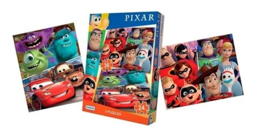 Rompecabezas Disney Pixar 2 Puzzles Tapimovil Sharif Express 0