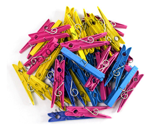 240 Prendedor Pregador De Roupa Plástico Varal 20 Duzias 0