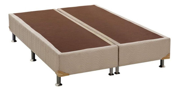 Cama Box Base Queen Universal Suede Clean (158x198x20) - Or 0