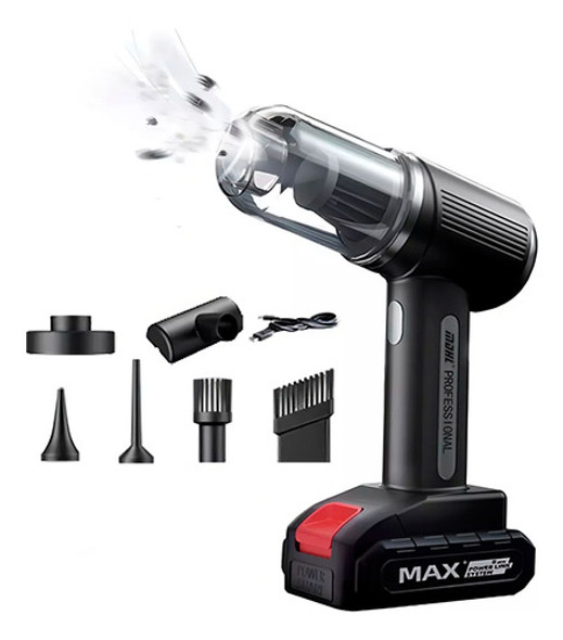 Aspirador Soprador Portail Eletrico Recarregavel Sem Fio120w 0