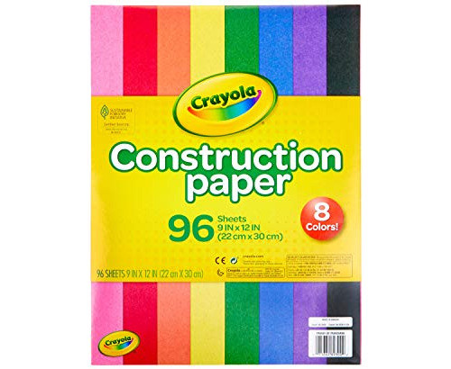 Papel De Construcción Crayola, Útiles Escolares, 96 Unidades 0