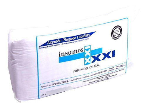 Algodon X 500 Gr Insumos Xxi 0