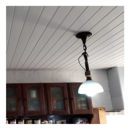 Tabla Cielo Raso Pvc Blanco Geminiado P/techo 6mm 20cm X 6m 1
