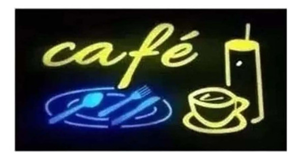 Cartel Luminoso Sistema Led Animado Modulo 3 Cafe Vapex 0