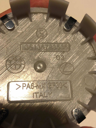 Bmw Centro De Llantas 68 Mm ( Color Tradicional) 1