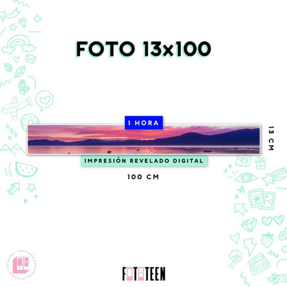 Impresión Revelado Digital 1 Hora Pack 100 Fotos 13x100 Cm 0