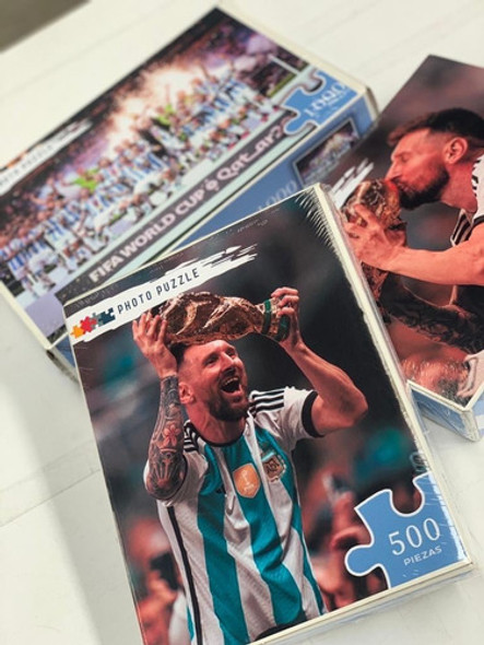 Rompecabezas Puzzle Messi Campeón 500 Piezas. 1