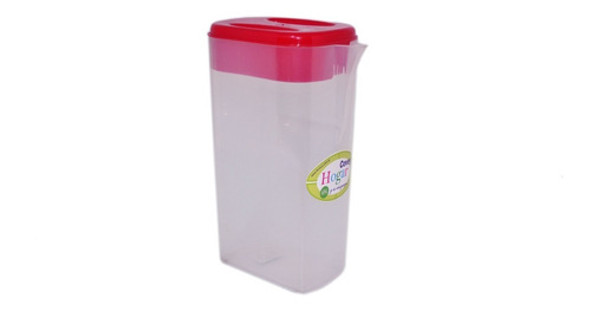 Jarra Con Tapa 1.8 Litros + 4 Vasos Plásticos 0 Jarra Con Tapa 1.8 Litros + 4 Vasos Plásticos 0