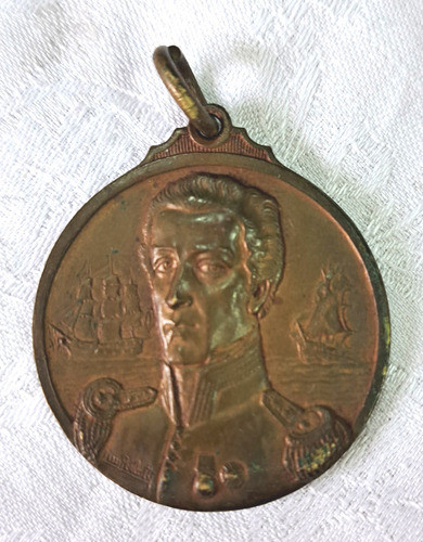 Antigua Medalla Centenario Muerte Tomas Espora 1935 B25 0