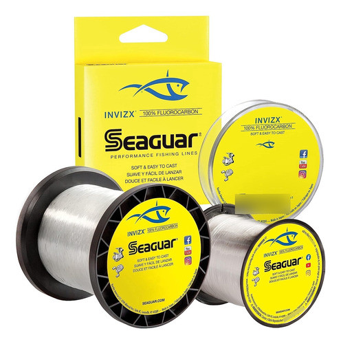 Seaguar - Sedal De Fluorocarbono Para Pesca. 1000yd, 12lb 0