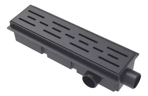 Desague Lineal Ideal Encastrable 30 Reja Negra 12130 0