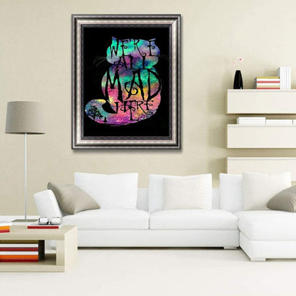 Pintura Por Diamantes 5d | Poster De 30x40 Cm | Gato Y Fr... 1