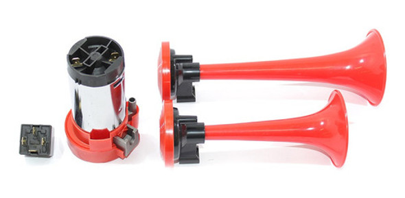 Bocina Compresor 12v. 2 Cornetas C/compresor 0