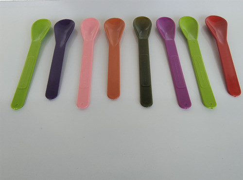 Colher Plastico Descartavel 500 Unid   Flexivel Açai Sorvete 0