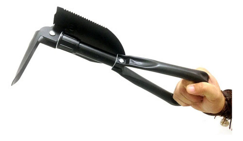 Pá Dobrável Picareta Multi Função Camping Portátil Nautika 1