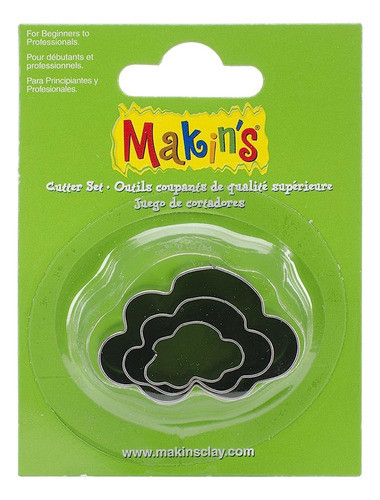 Makin's Clay Cutters 3/pkg, Nube 0