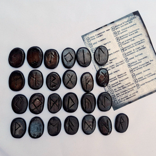 Runas Vikingas+bolsa Rúnica+ Amuleto De Protección De Regalo 1