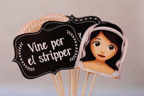 Props X 15 Despedida Soltera Casamiento Fiesta Cartelitos 1