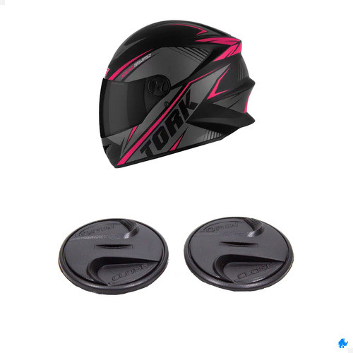 Par De Parafusos Botões Da Viseira Do Capacete -linha R8 0