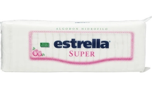 Algodón Hidrófilo Estrella Super 10 Packs X400 Grs 0