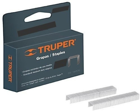 Grapas Truper Et-21-1/4 Grampa Para Engrapadora 1000 Pcs Mf 0