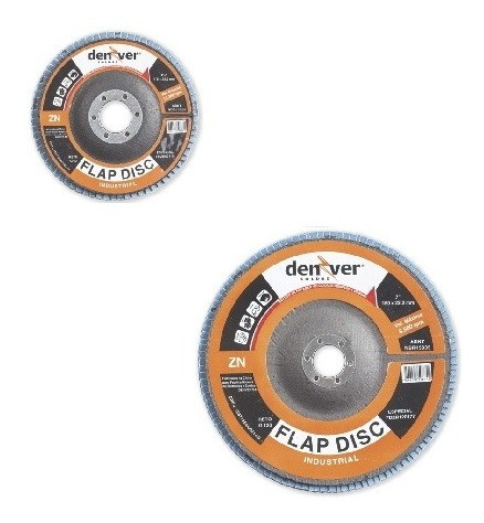 Disco Flap P/metal Importado 4\'1/2 -ox.zirconio Denver 120 0