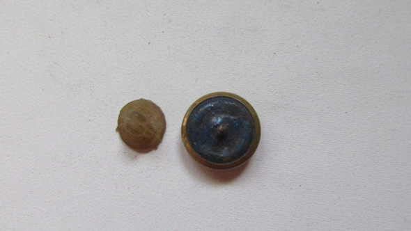 Antiguo Pin O Boton Ferroviario, Con Locomotora 1